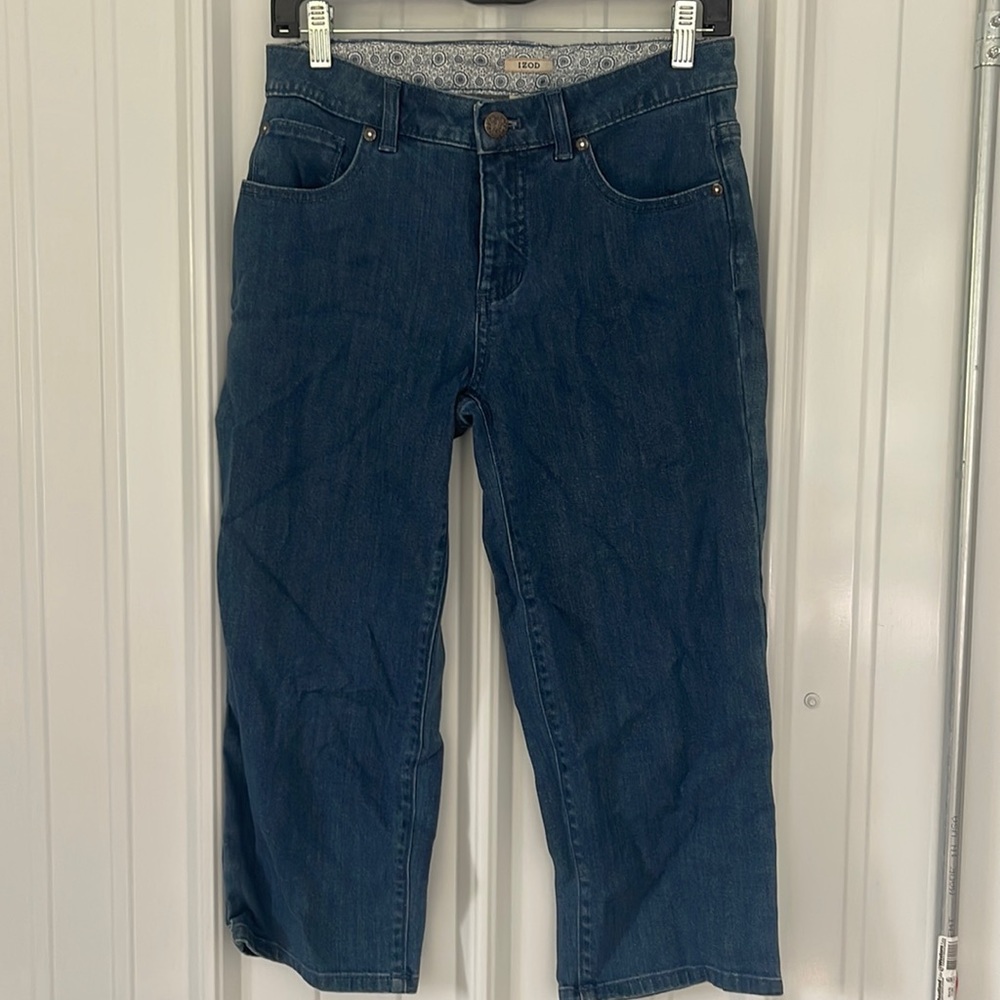 Izod Womens Capris Jeans New 4